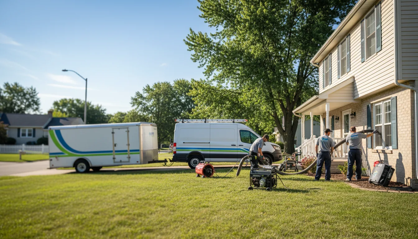 Flooded Basement Restoration And Cleanup With Repair in Strawberry Point, IA near me